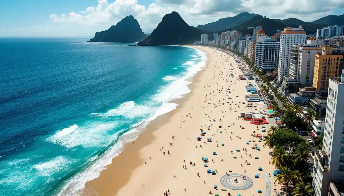 Filming location in Brazil