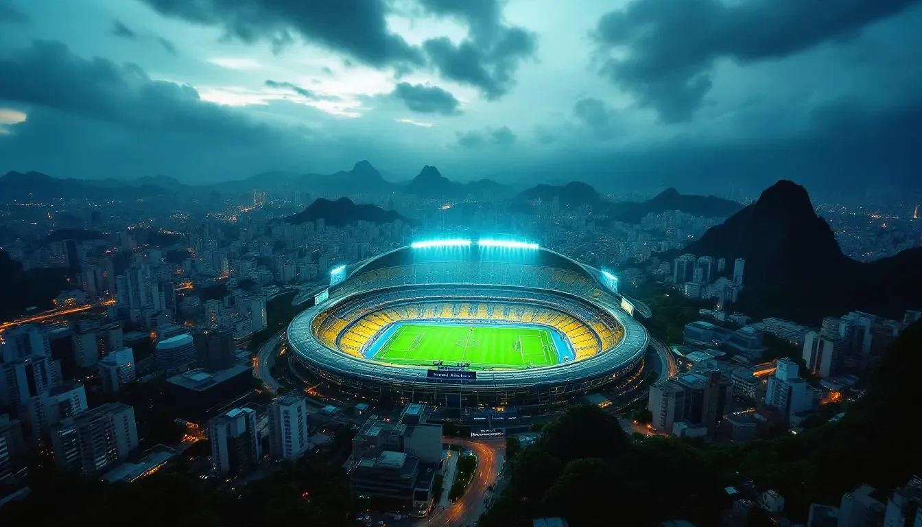 Maracana Stadium - filming location in Brazil