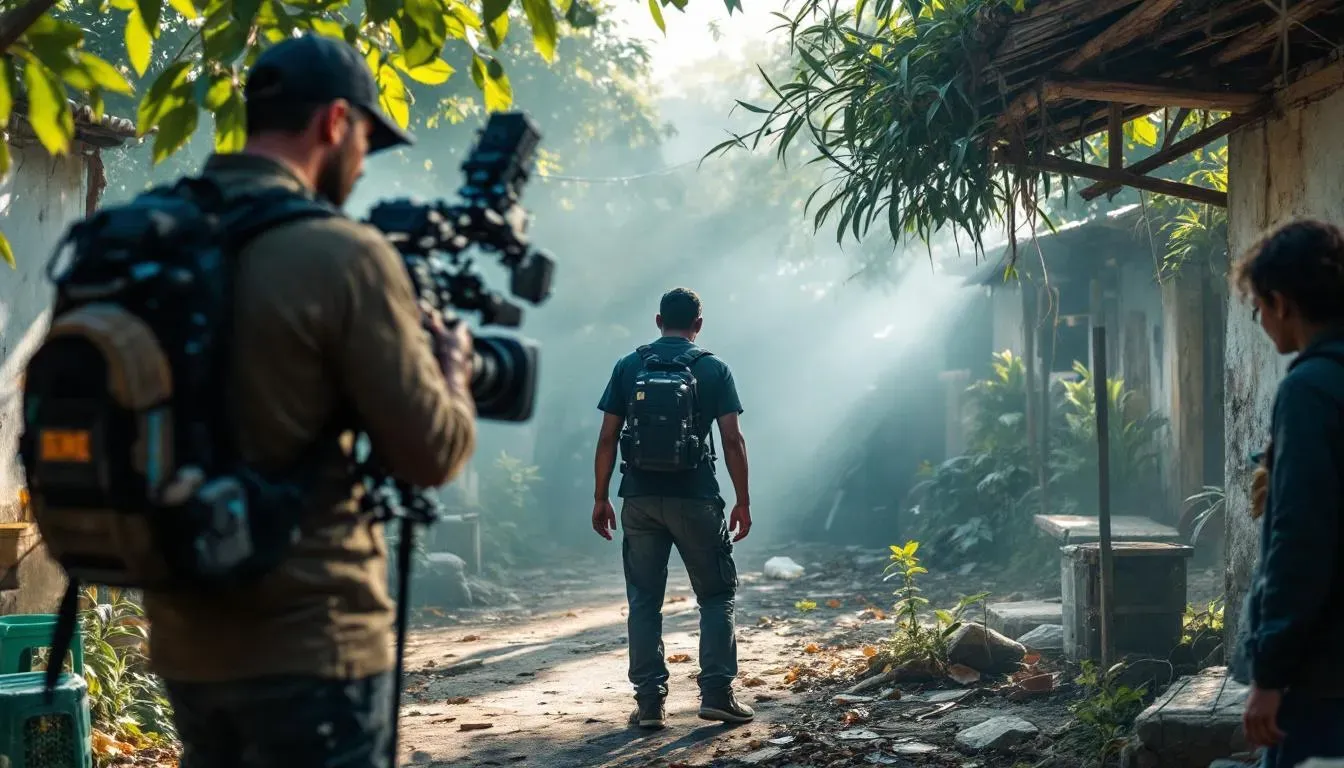Documentary Crew - filming location in Brazil